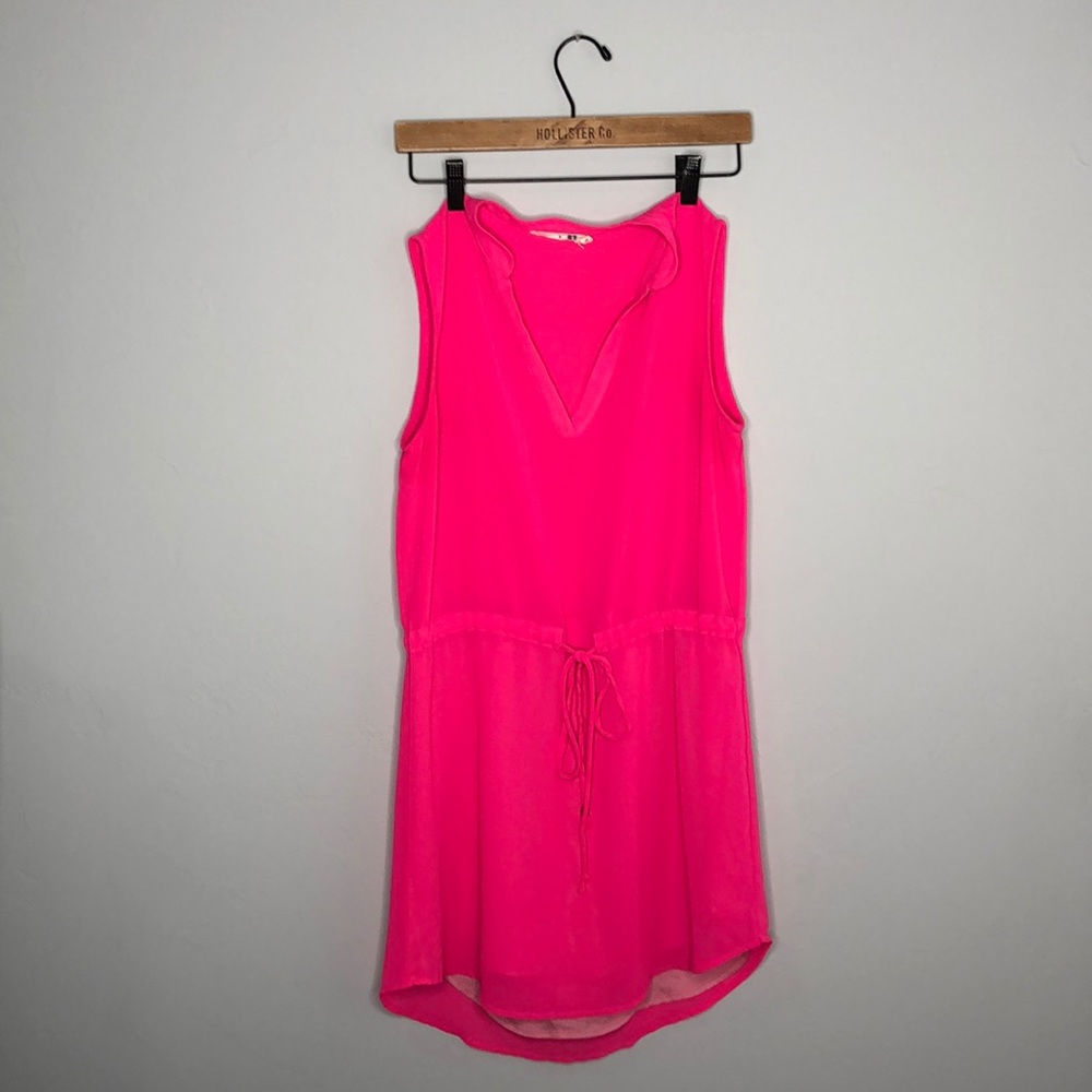 Hot Pink Sheer Dress